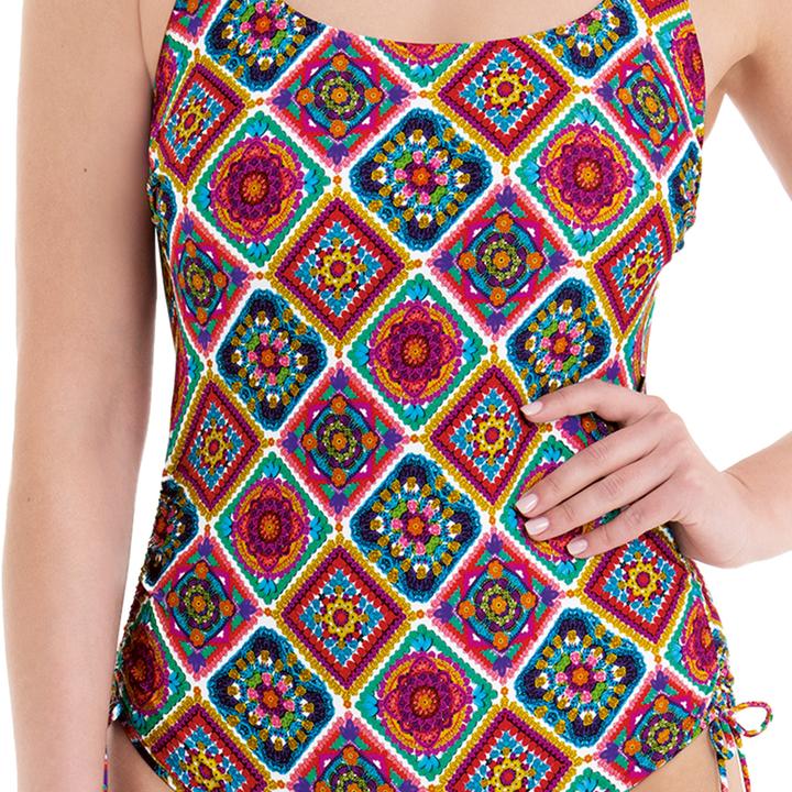 Actual product image Anita Crochet Flower swimming costume (42 E)