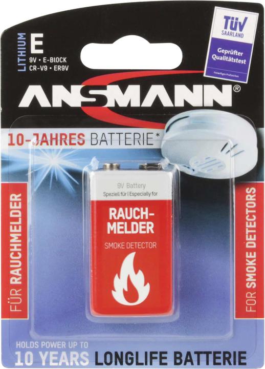 Immagine prodotto Ansmann Blocco elettronico (1 pz., 9V Block, 1100 mAh)
