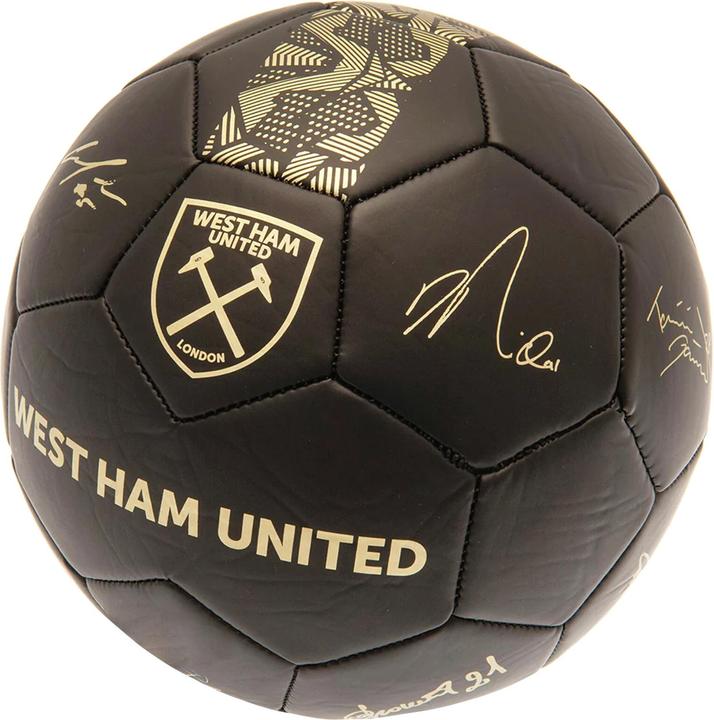 Produktbild West Ham United FC Fussball mit Unterschriften