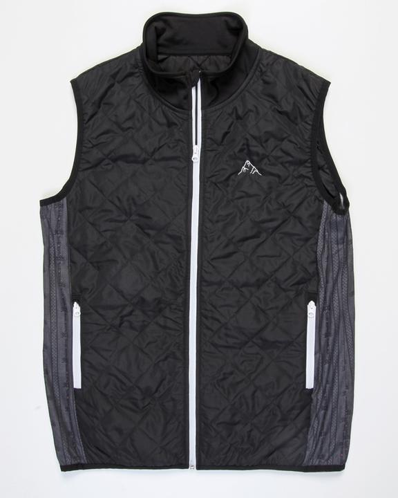 Actual product image Swiss Free Quilted gilet with edelweiss (XXL)