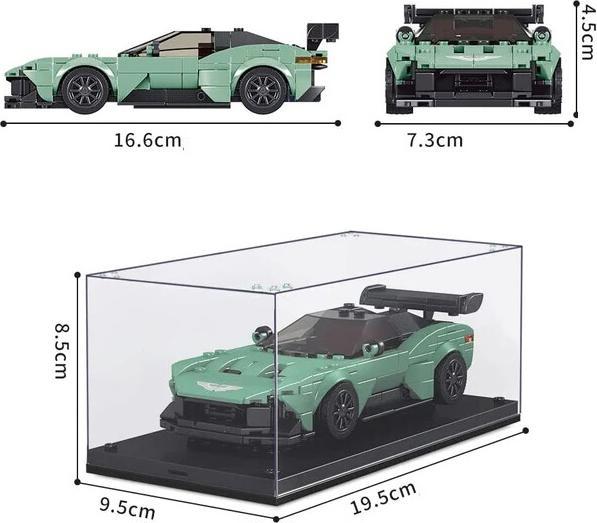 Actual product image Mould King Vulcan sports car with display box