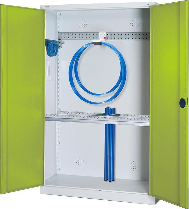 Immagine prodotto C+P Armadio modulare per attrezzature sportive con attrezzatura di base (HxLxP: 195x120x50 cm, con ante