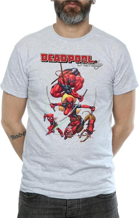 Actual product image Mens Deadpool Family T-Shirt (3XL)