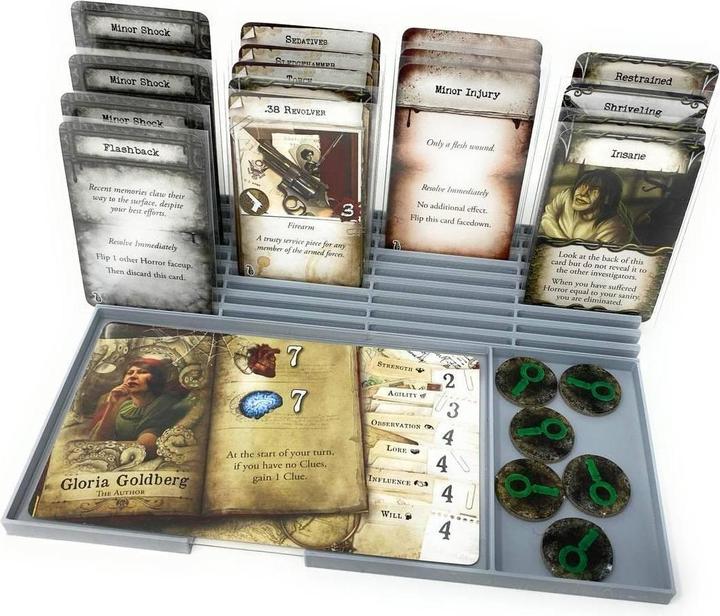 Produktbild Feldherr 3D04SET - 5er Pack Spieler Dashboard für Villen des Wahnsinns Zweite Edition (Kunststoff)