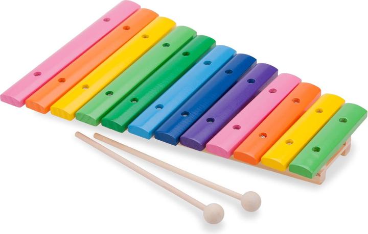 Produktbild New Classic Toys Xylophon (12 Takte) Holz - Mehrfarbig