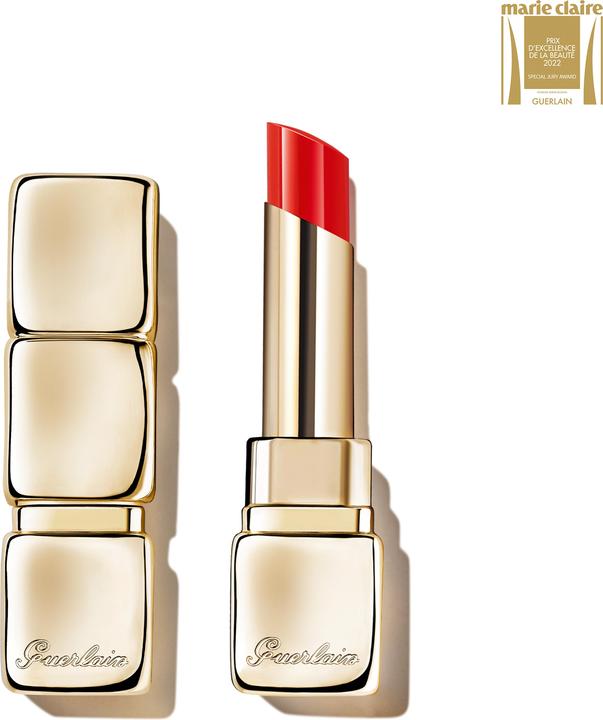 Actual product image Guerlain KissKiss Shine Bloom No 775 (775 Poppy Kiss)