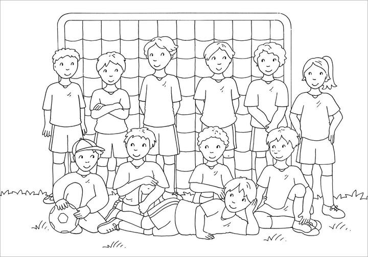 Actual product image Tessloff My most beautiful coloring book. Soccer