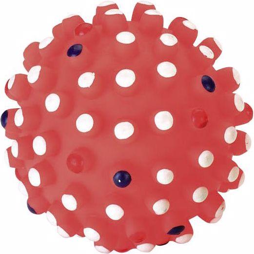 Image du produit Kerbl Balle de jeu en vinyle avec picots et squeeker (Jouet à balle chien)