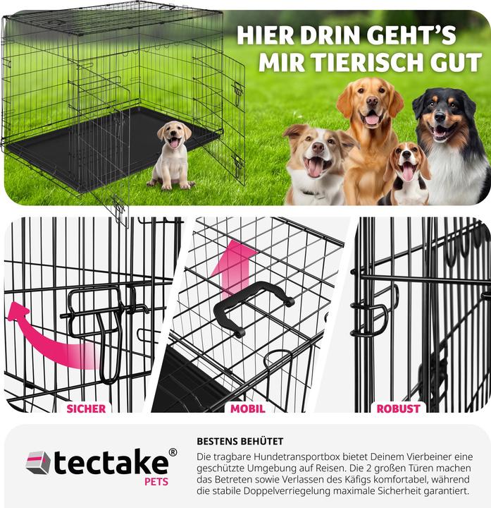 Produktbild tectake Luna (Hund, Faltbar)