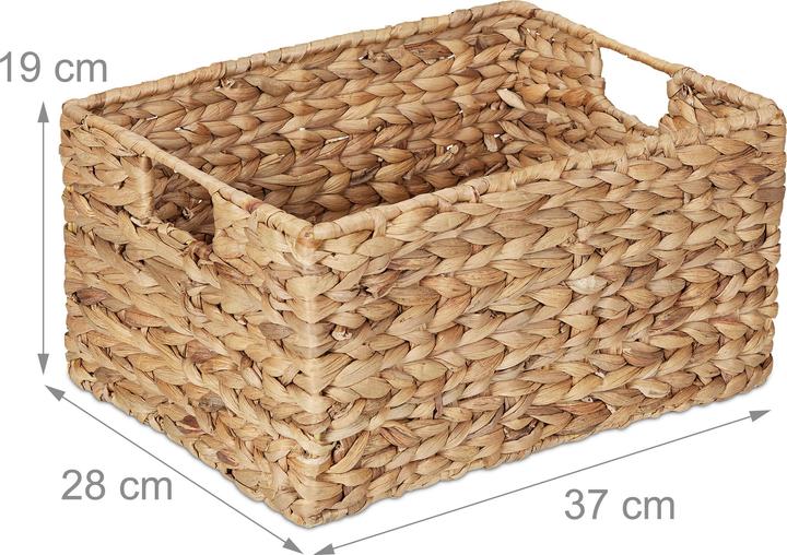 Immagine prodotto Relaxdays Cestino porta-oggetti (1 x, 28 x 37 x 19 cm)