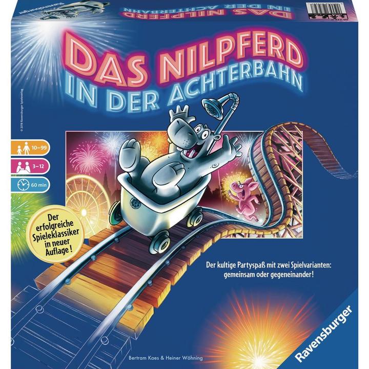 Immagine prodotto Ravensburger Gioco di salotto L'ippopotamo sulle montagne russe (Tedesco)