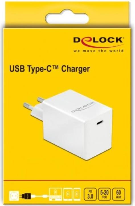 Image du produit Delock Chargeur mural USB 41447 USB-C PD 3.0, 60 W (60 W)