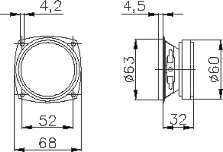 Actual product image WHD Loudspeaker chassis