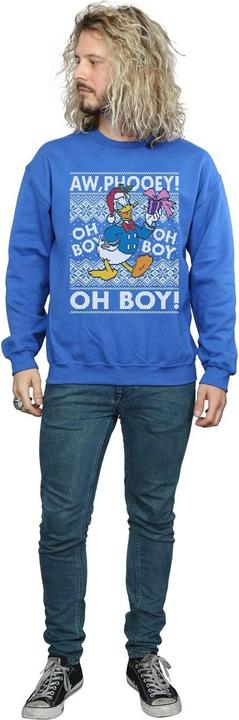 Immagine prodotto Disney Donald Duck Christmas Fair Isle Felpa Uomo (S)