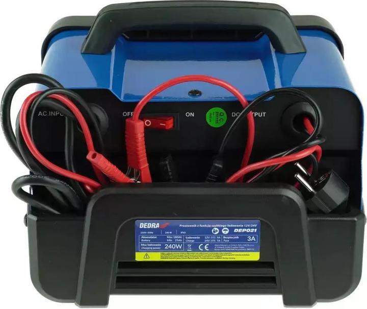 Produktbild Dedra Batterie-Ladegerät 12/24V 25-180Ah (12V, 24V, 180 A)