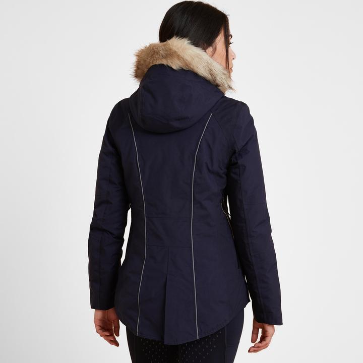 Produktbild Fouganza Winter-Reitjacke 580 wasserdicht Damen blau (M)