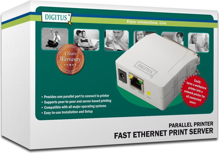 Produktbild Digitus Printserver Fast Ethernet