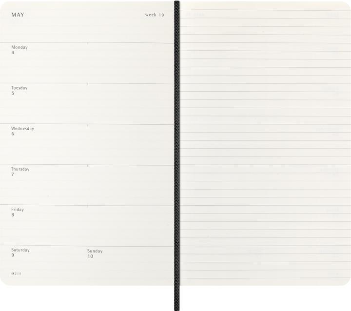 Produktbild Moleskine Geschäftsagenda Weekly (130 x 210 mm, Englisch)