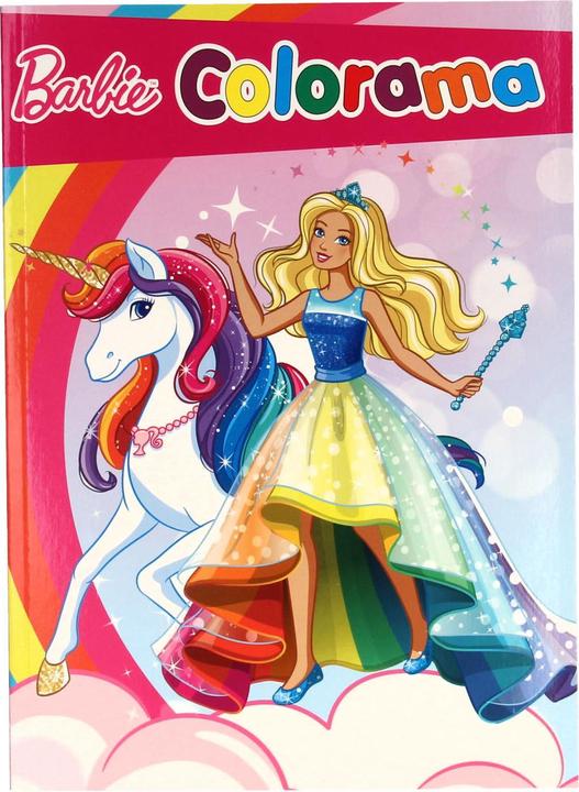 Actual product image Barbie Colorama colouring book