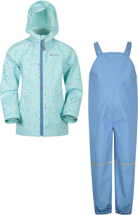 Produktbild Mountain Warehouse Raindrop Wasserfeste Jacke und Hose im Set (98)