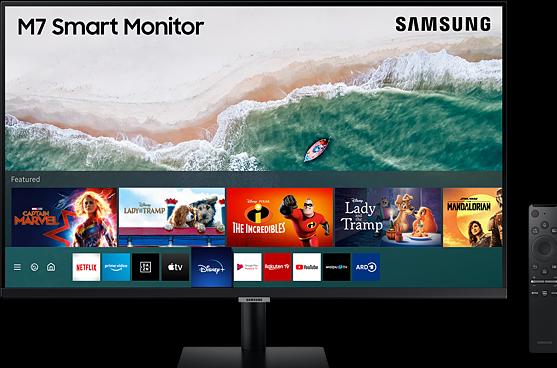 Produktbild Samsung LS32AM700URXEN (3840 x 2160 Pixel, 32")
