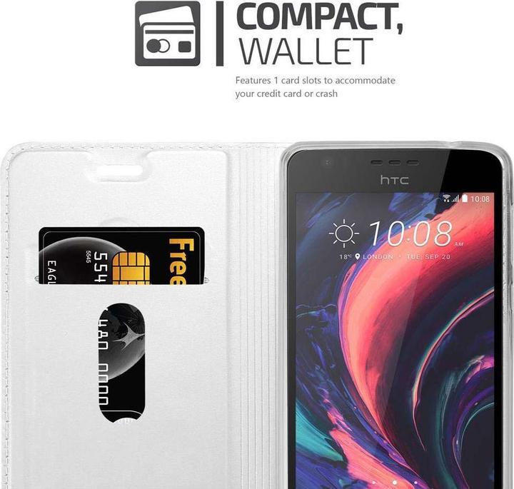 Produktbild Cadorabo Book Classy Style Cover (HTC Desire 825, HTC Desire 10 Lifestyle)
