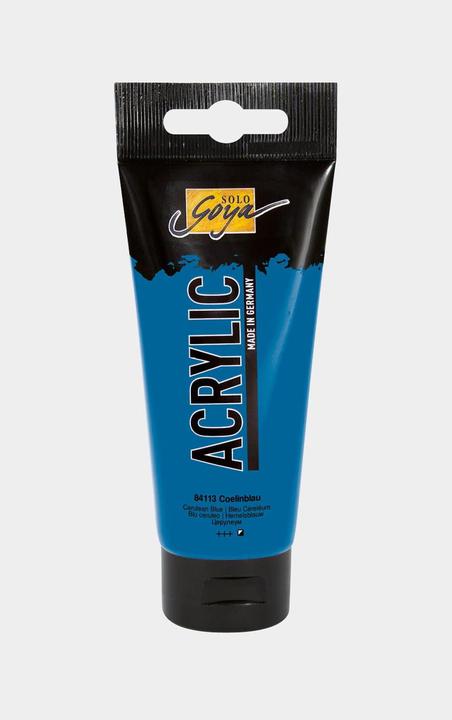 Actual product image Solo Goya Acrylic (Coelin blue, 100 ml)