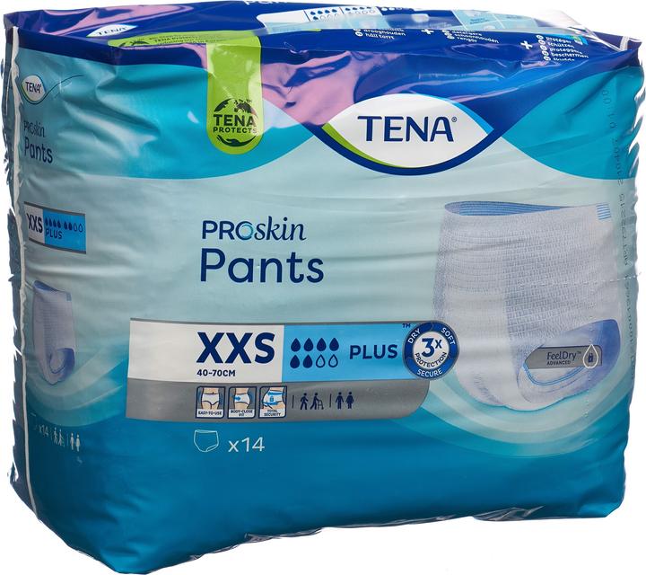 Actual product image Tena Pants Plus XXS (14 x, Mini)