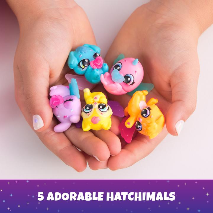 Produktbild Hatchimals EGG COL Hatch Neon Rainbow Basket GML