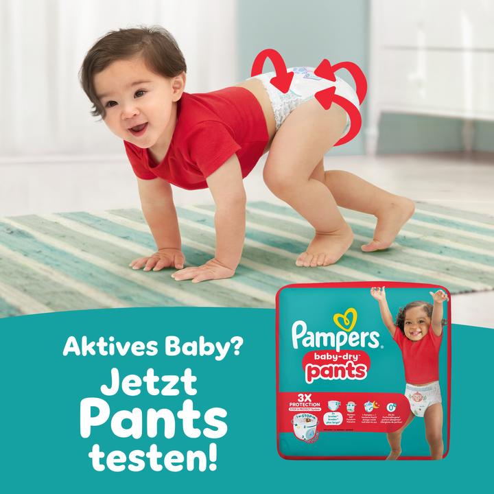 Actual product image Pampers Baby-Dry (Size 4+, Half month box, 98 Piece)