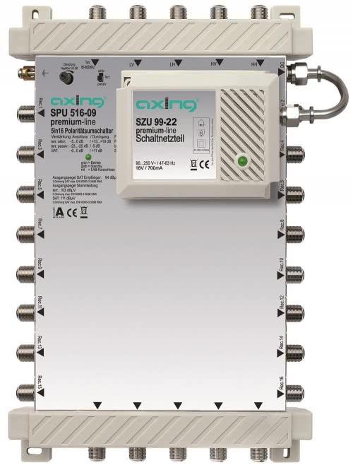 Immagine prodotto Axing SPU 516-09 Multiswitch 12,70cm (5") 16 Premium (Multiinterruttori)