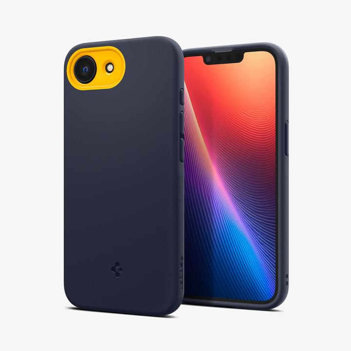 Actual product image Spigen Nano Pop (MagFit) iPhone 16e Case Blueberry Navy (Apple iPhone 16e)