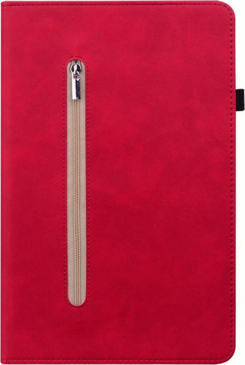 Image du produit Cover-Discount iPad 2022 (10.Gen) - Housse de protection avec zip poche rouge (iPad 2022 (10e génération))