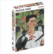 Actual product image Piatnik Frida Kahlo self-portrait with monkeys T (1000 pieces)