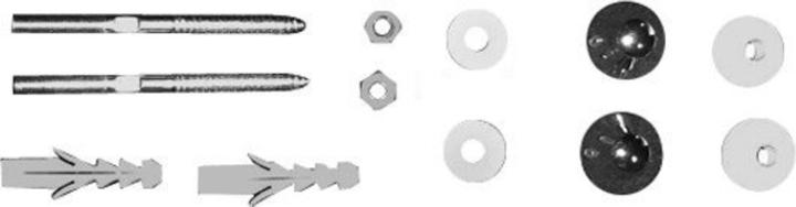 Actual product image Duravit Fixing cover caps chrome