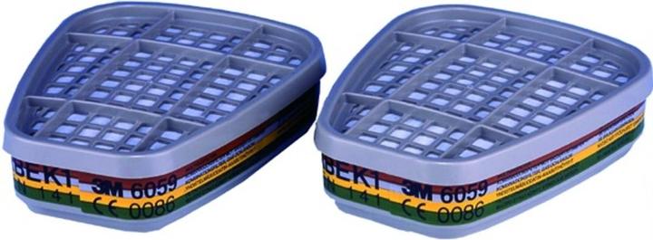 Actual product image 3M Gas and combination filter 6059 (ABEK1, 8 x)