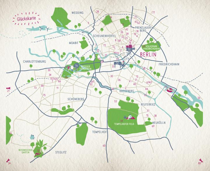 Produktbild Glücksorte in Berlin (Deutsch, Ute Liesenfeld, 2024)
