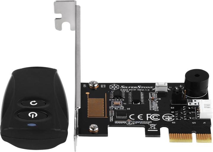 Actual product image Silverstone ES02-PCIe (Device-specific remote control, Radio Frequency (RF))