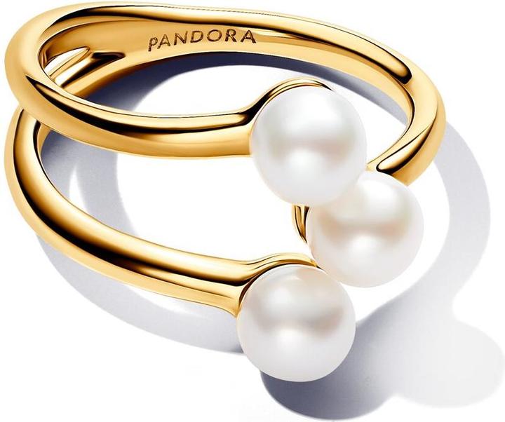 Produktbild Pandora Behandelte Süsswasserzuchtperle Offener Ring (48)
