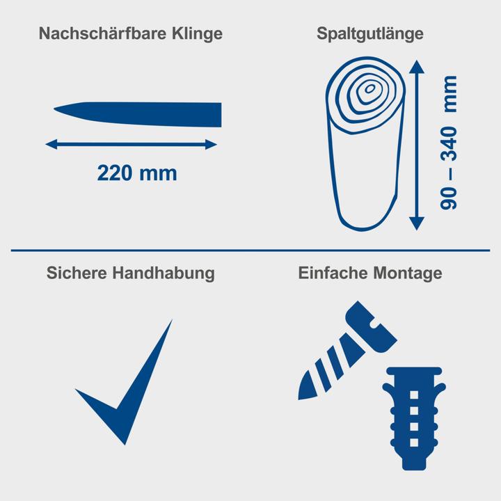 Actual product image Scheppach Chip knife
