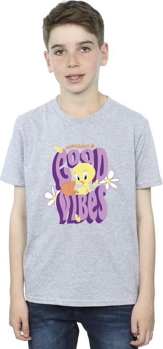 Image du produit Looney Tunes - T-shirt TWEEDAY SUNSHINE & GOOD VIBES - Garçon (128)