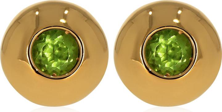 Immagine prodotto Xen Orecchini con peridoto di circa 0,6 ct. placcati in oro (Argento 925)