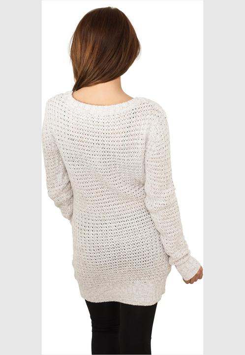 Actual product image Urban Classics Ladies Long Wideneck Sweater - 536 (4XL)