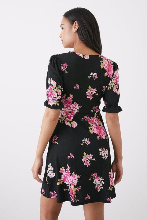 Image du produit Dorothy Perkins Mini-robe avec motif floral à distance (42 D)
