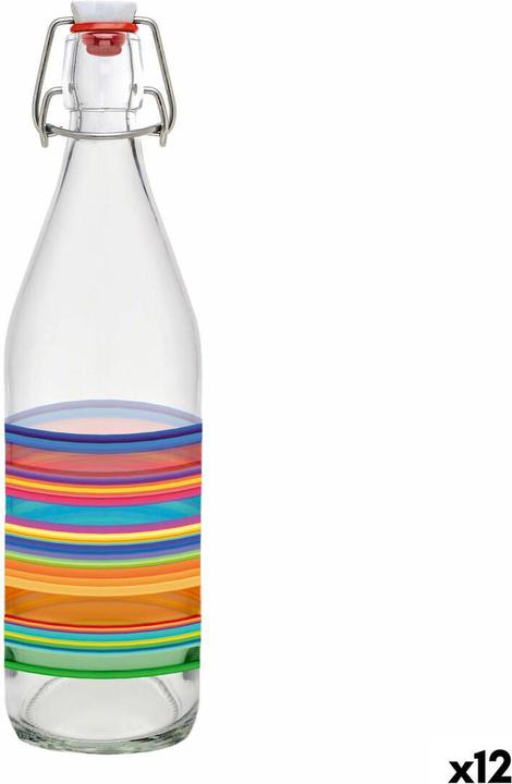 Produktbild La Mer Glas-Flasche Glas 1 L (12 Stück) (1 l, 12 x)