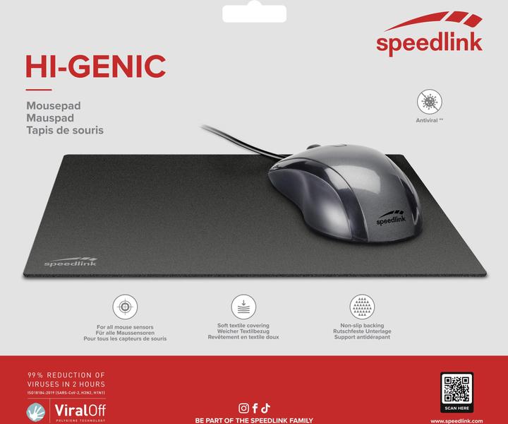 Produktbild Speedlink HI-GENIC Mousepad antiviral (S)