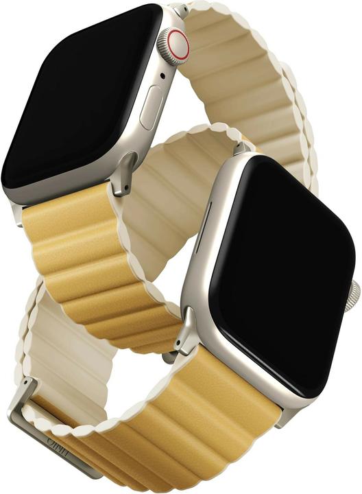 Produktbild Uniq pasek Revix Premium Apple Watch Series 1/2/3/4/5/6/7/8/SE/SE2/Ultra 42/44/45/49mm Edition Rever (ecological leather, Silicon, Plastic)