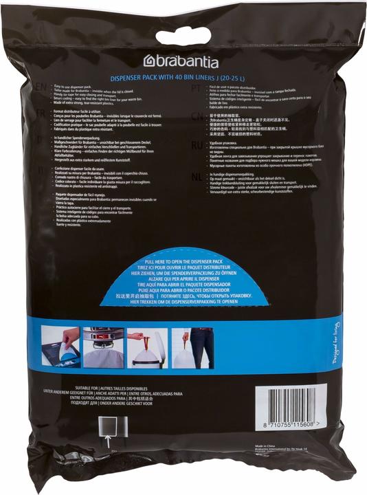 Produktbild Brabantia PerfectFit Müllbeutel (40 x, 23 l)