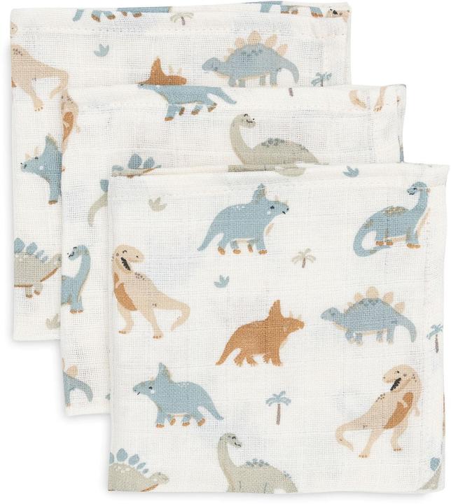 Immagine prodotto Jollein Pannolini per ruttini Dino set di 3 piccoli (31 cm, 31 cm)