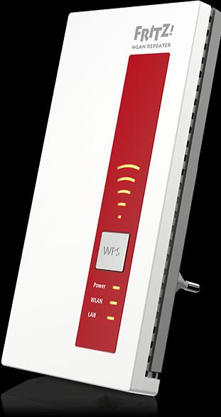Produktbild AVM FRITZ!WLAN Repeater 1750E DE Version (1300 Mbit/s, 450 Mbit/s)